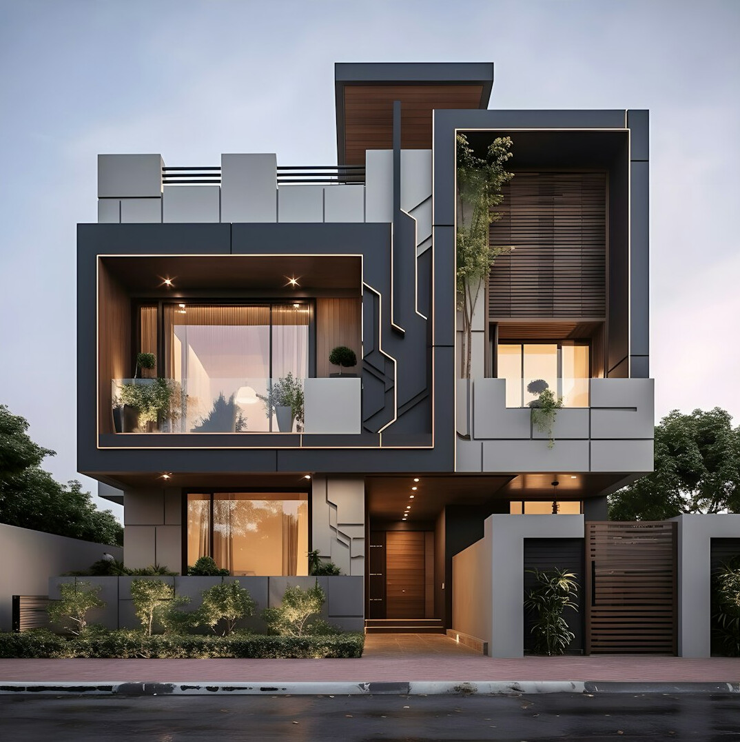 modern luxury villa